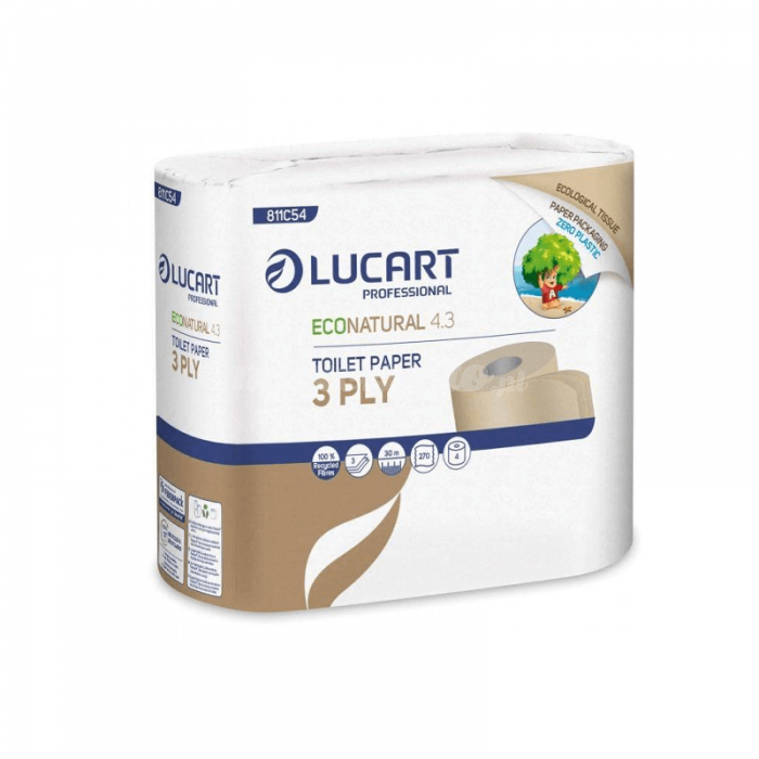 Lucart EcoNatural 4.3 (811C54J) Papier Toaletowy