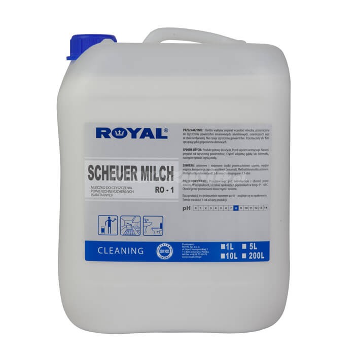 Royal RO-1 Scheuer Milch 5L preparat do czyszczenia powierzchni emaliowanych