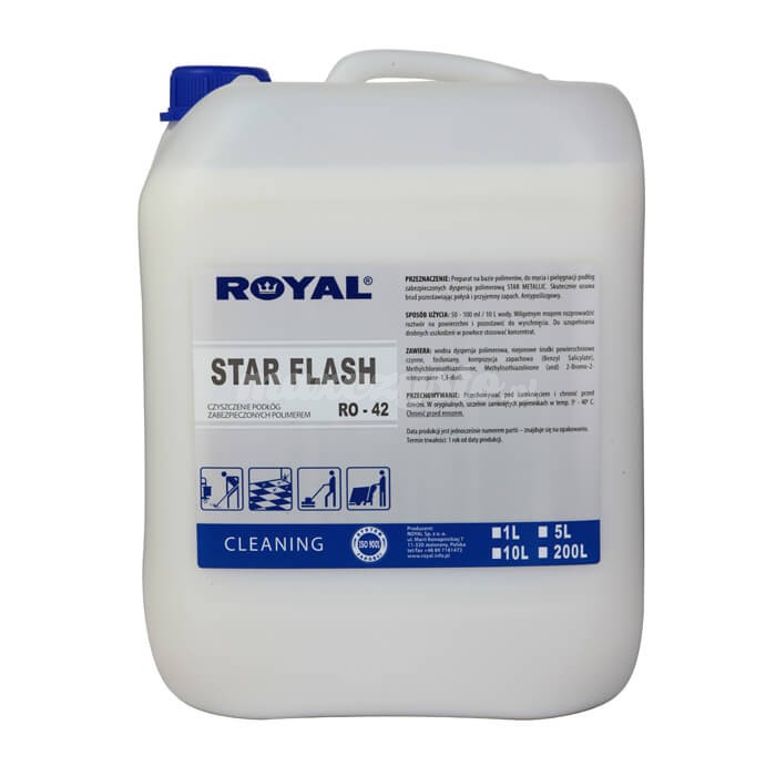 Royal RO-42 Star Flash 5L Preparat na bazie polimerów do mycia i pielęgnacji podłóg