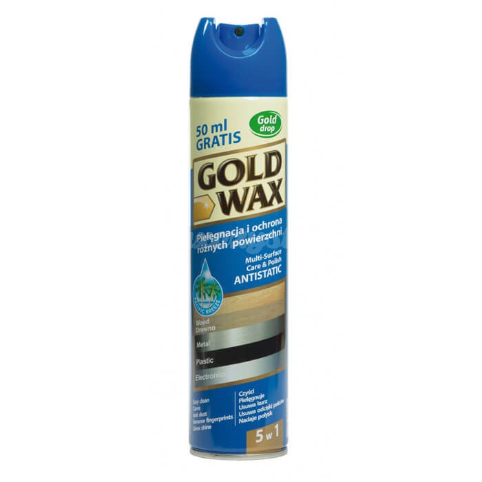 Gold Drop Gold Wax Spray do pielęgnacji mebli 300ml