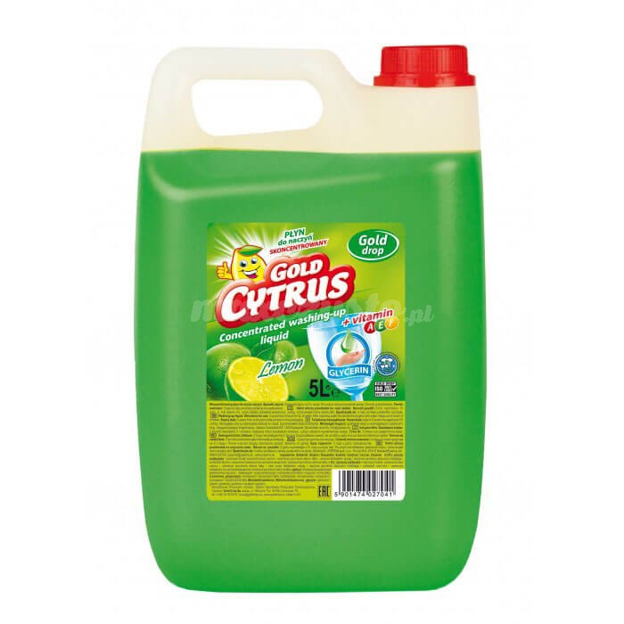 Gold Drop Gold Cytrus Płyn do mycia naczyń 5L (lemon)