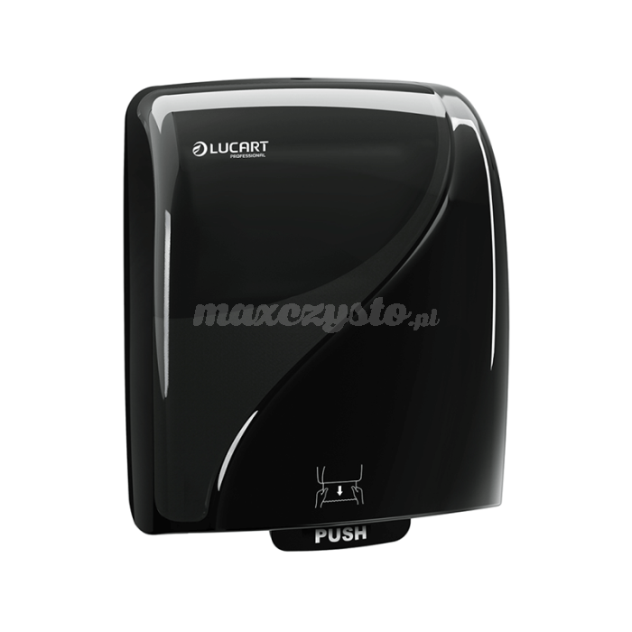 Lucart Identity Autocut Black Finish Dozownik Ręczników w Roli (892306)