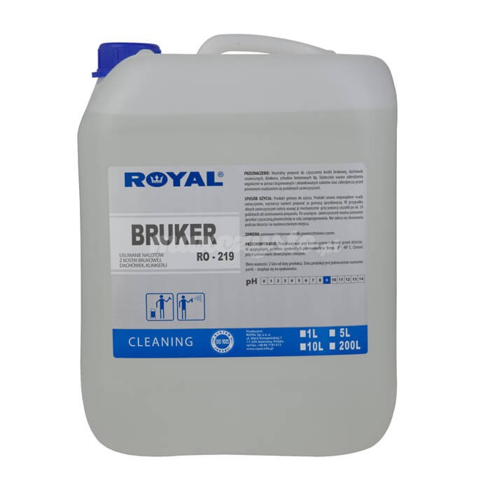 Royal RO-219 Bruker 5L Neutralny preparat do czyszczenia kostki brukowej