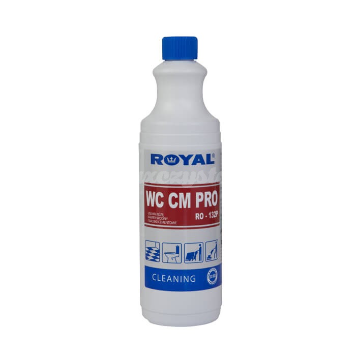 Royal RO-132P WC CM PRO 1L Preparat do profesjonalnego usuwania rdzy, cementu, kamienia 