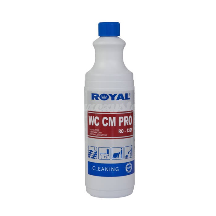 Royal RO-132P WC CM PRO 1L Preparat do profesjonalnego usuwania rdzy, cementu, kamienia 