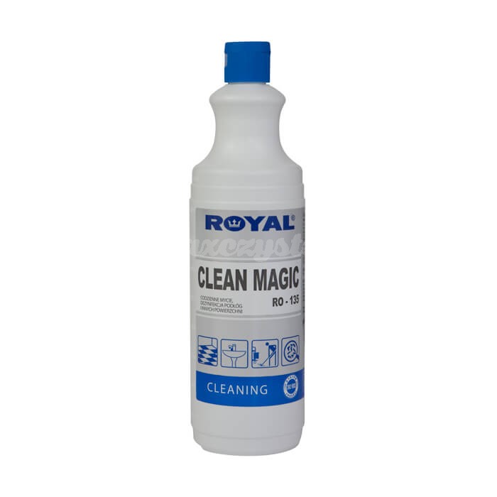 Royal RO-135M CLEAN MAGIC 1L Preparat do codziennej pielęgnacji pomieszczeń sanitarnych i podłóg 