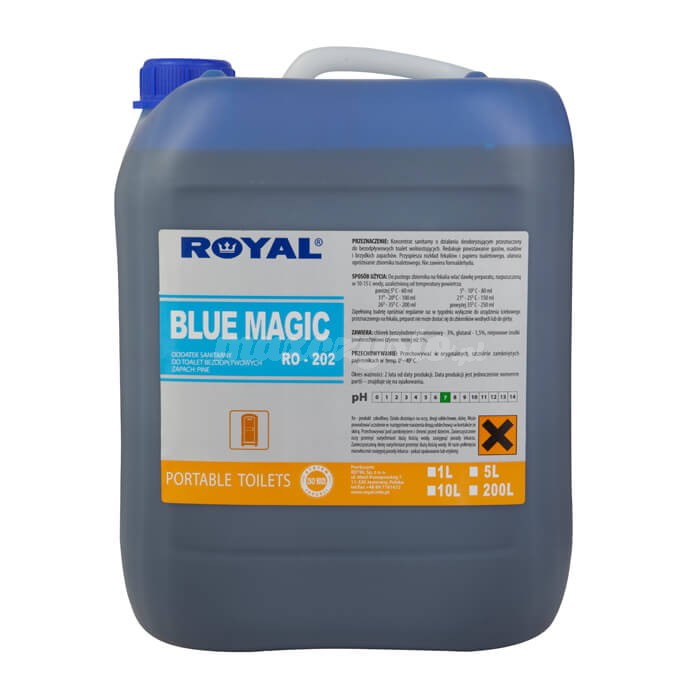 Royal RO-202 Blue Magic 5L Koncentrat sanitarny o działaniu antybakteryjnym