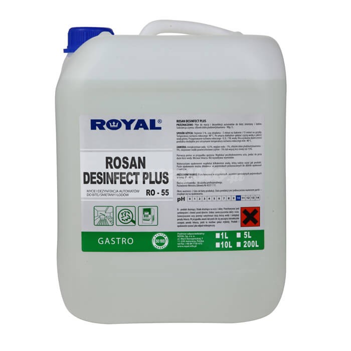 Royal RO-55 ROSAN DESINFECT PLUS 5L Preparat myjąco - dezynfekujący