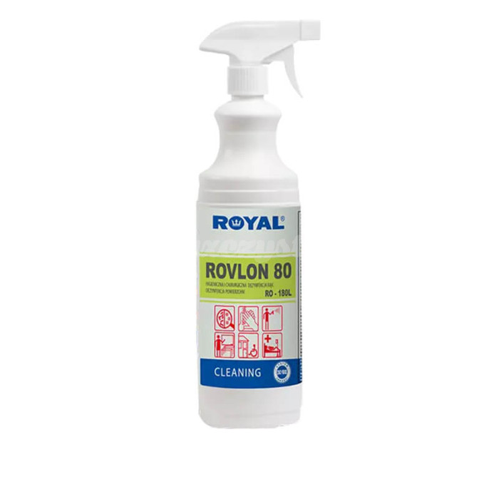 Royal RO-180L ROVLON do higienicznej i chirurgicznej dezynfekcji rąk oraz do dezynfekcji powierzchni