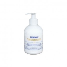 Medilab Mediwax 330ml z pompką do pielęgnacji wrażliwej, suchej oraz podrażnień skóry rąk i ciała.